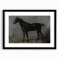 Moody Art Prints - Dark Horse Portrait for Timeless Wall Decor