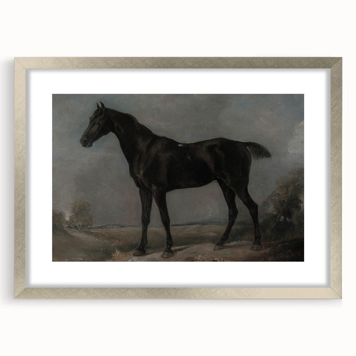 Moody Art Prints - Dark Horse Portrait for Timeless Wall Decor