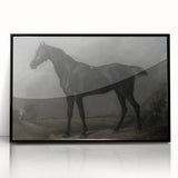 Moody Art Prints - Dark Horse Portrait for Timeless Wall Decor
