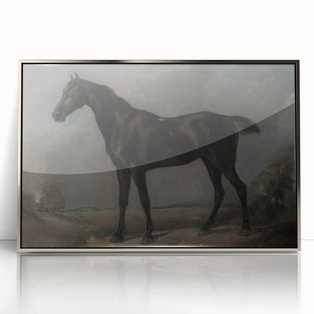 Moody Art Prints - Dark Horse Portrait for Timeless Wall Decor