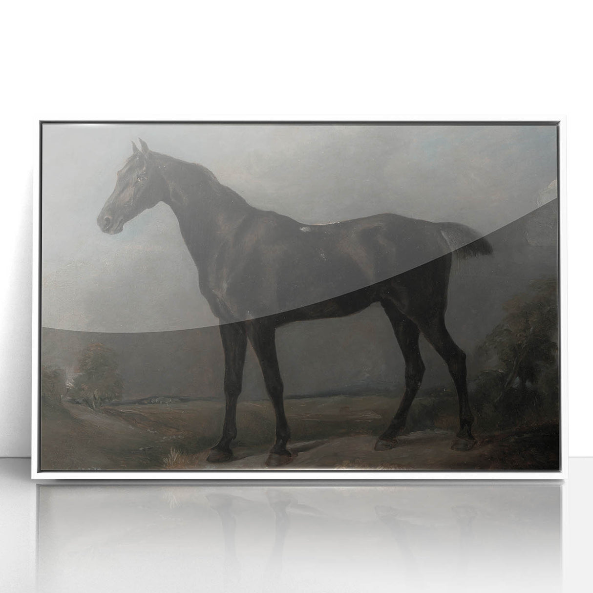 Moody Art Prints - Dark Horse Portrait for Timeless Wall Decor