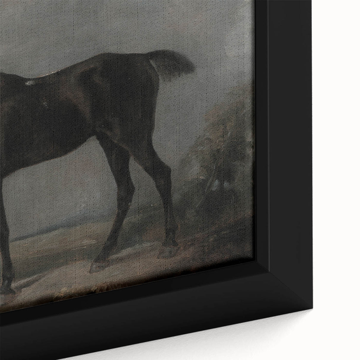 Moody Art Prints - Dark Horse Portrait for Timeless Wall Decor