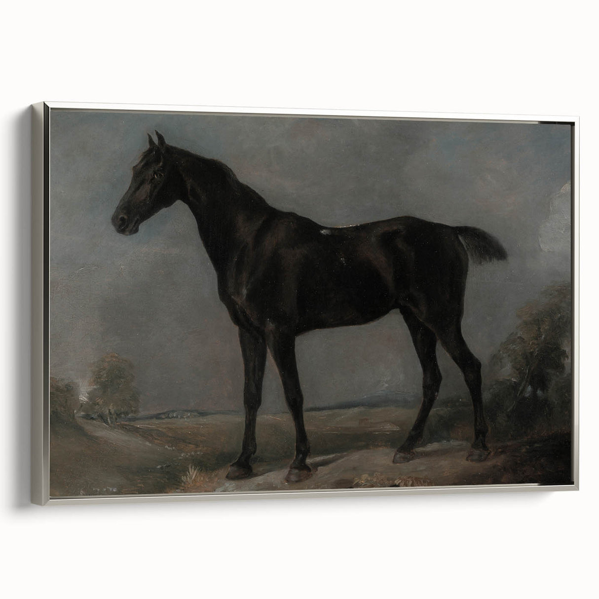 Moody Art Prints - Dark Horse Portrait for Timeless Wall Decor
