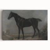 Moody Art Prints - Dark Horse Portrait for Timeless Wall Decor