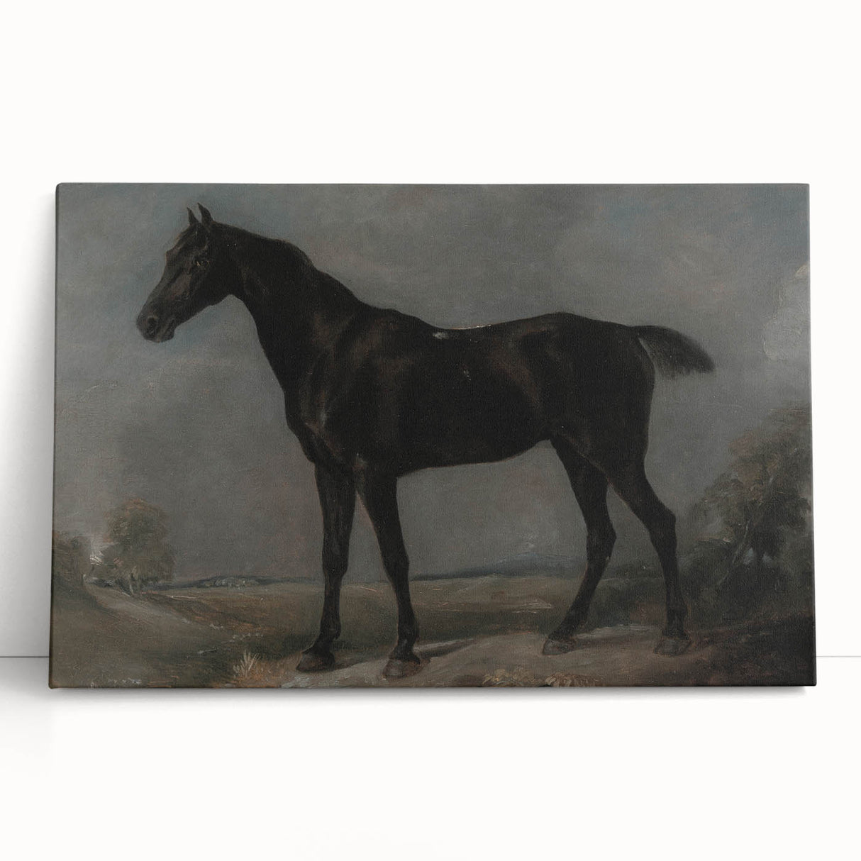 Moody Art Prints - Dark Horse Portrait for Timeless Wall Decor