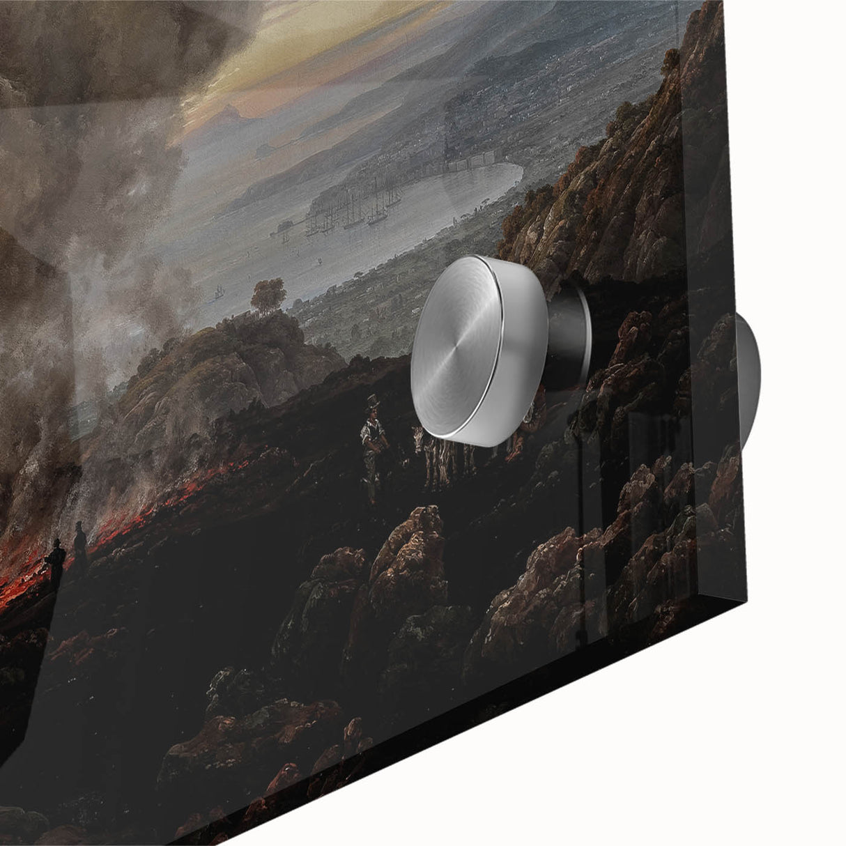 Moody Art Prints - Volcanic Landscape for Dramatic Dark Wall Decor