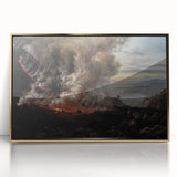 Moody Art Prints - Volcanic Landscape for Dramatic Dark Wall Decor
