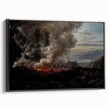 Moody Art Prints - Volcanic Landscape for Dramatic Dark Wall Decor