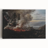 Moody Art Prints - Volcanic Landscape for Dramatic Dark Wall Decor