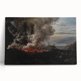 Moody Art Prints - Volcanic Landscape for Dramatic Dark Wall Decor