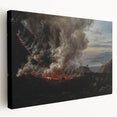 Moody Art Prints - Volcanic Landscape for Dramatic Dark Wall Decor