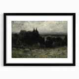 Dark Moody Wall Art - Misty Forest Landscape - Moody Art Prints