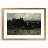 Dark Moody Wall Art - Misty Forest Landscape - Moody Art Prints