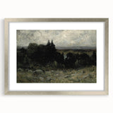 Dark Moody Wall Art - Misty Forest Landscape - Moody Art Prints