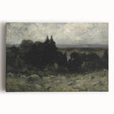 Dark Moody Wall Art - Misty Forest Landscape - Moody Art Prints