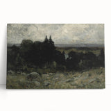 Dark Moody Wall Art - Misty Forest Landscape - Moody Art Prints