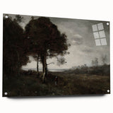 Moody Landscape Art Print - Dark Atmospheric Decor for Living Spaces