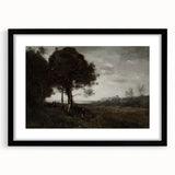 Moody Landscape Art Print - Dark Atmospheric Decor for Living Spaces