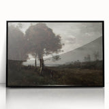 Moody Landscape Art Print - Dark Atmospheric Decor for Living Spaces
