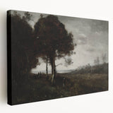 Moody Landscape Art Print - Dark Atmospheric Decor for Living Spaces