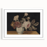 Moody Art Prints - Dark Floral Still Life for Elegant Wall Decor