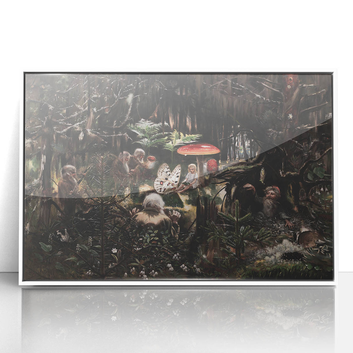 Dark Moody Wall Art - Enchanted Forest Scene for Unique Interiors