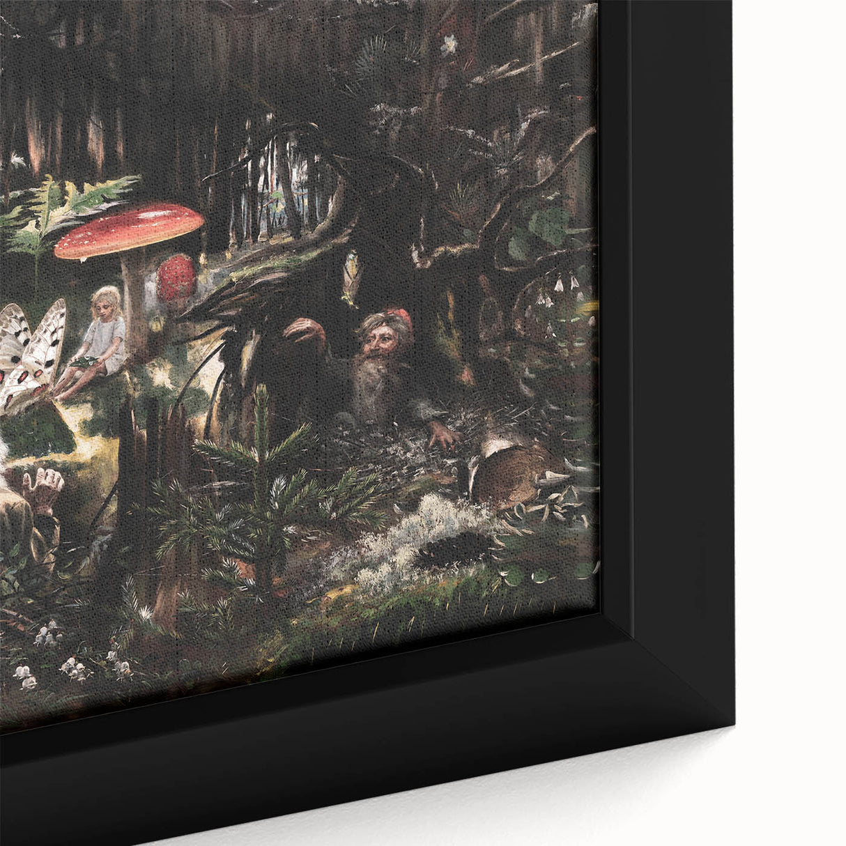 Dark Moody Wall Art - Enchanted Forest Scene for Unique Interiors