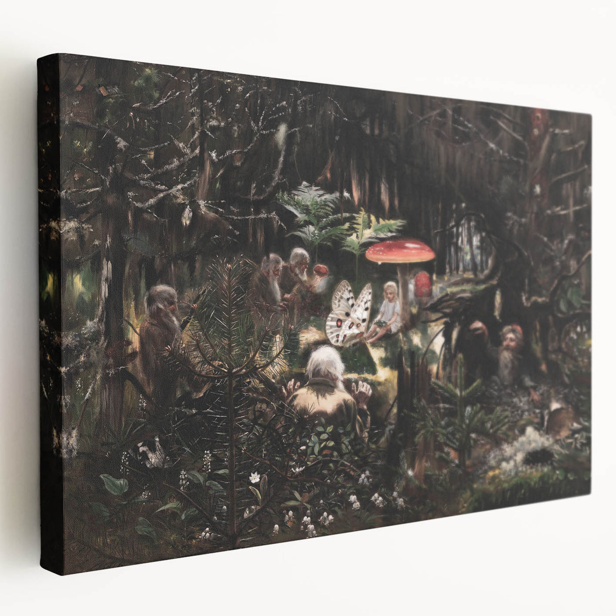 Dark Moody Wall Art - Enchanted Forest Scene for Unique Interiors