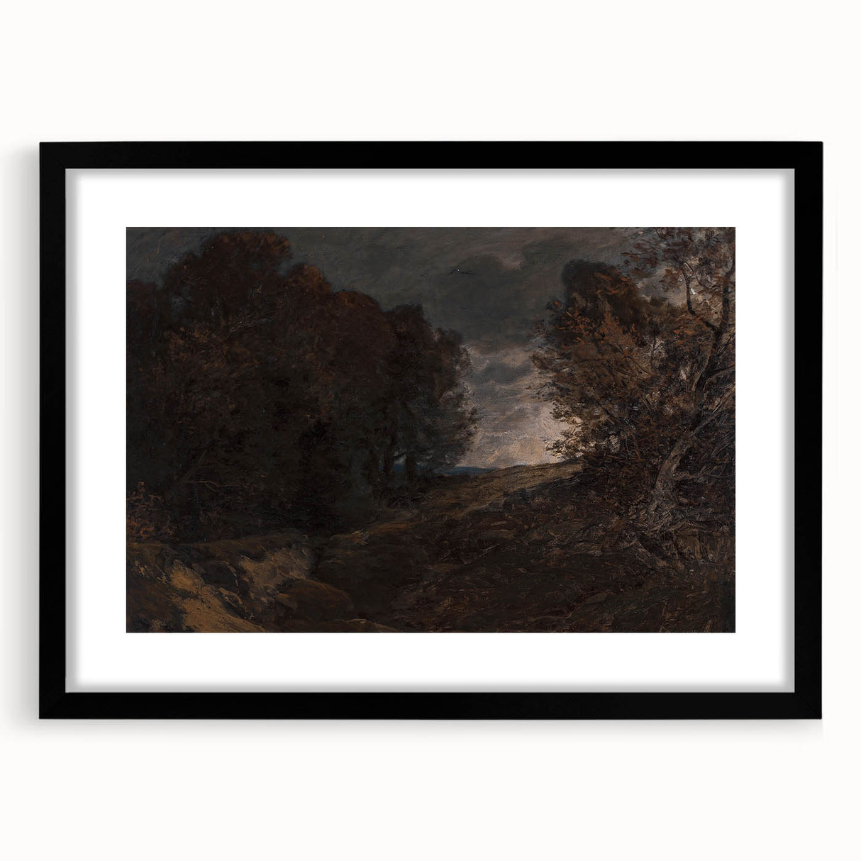 Moody Art Prints - Dark Forest Landscape for Atmospheric Wall Decor