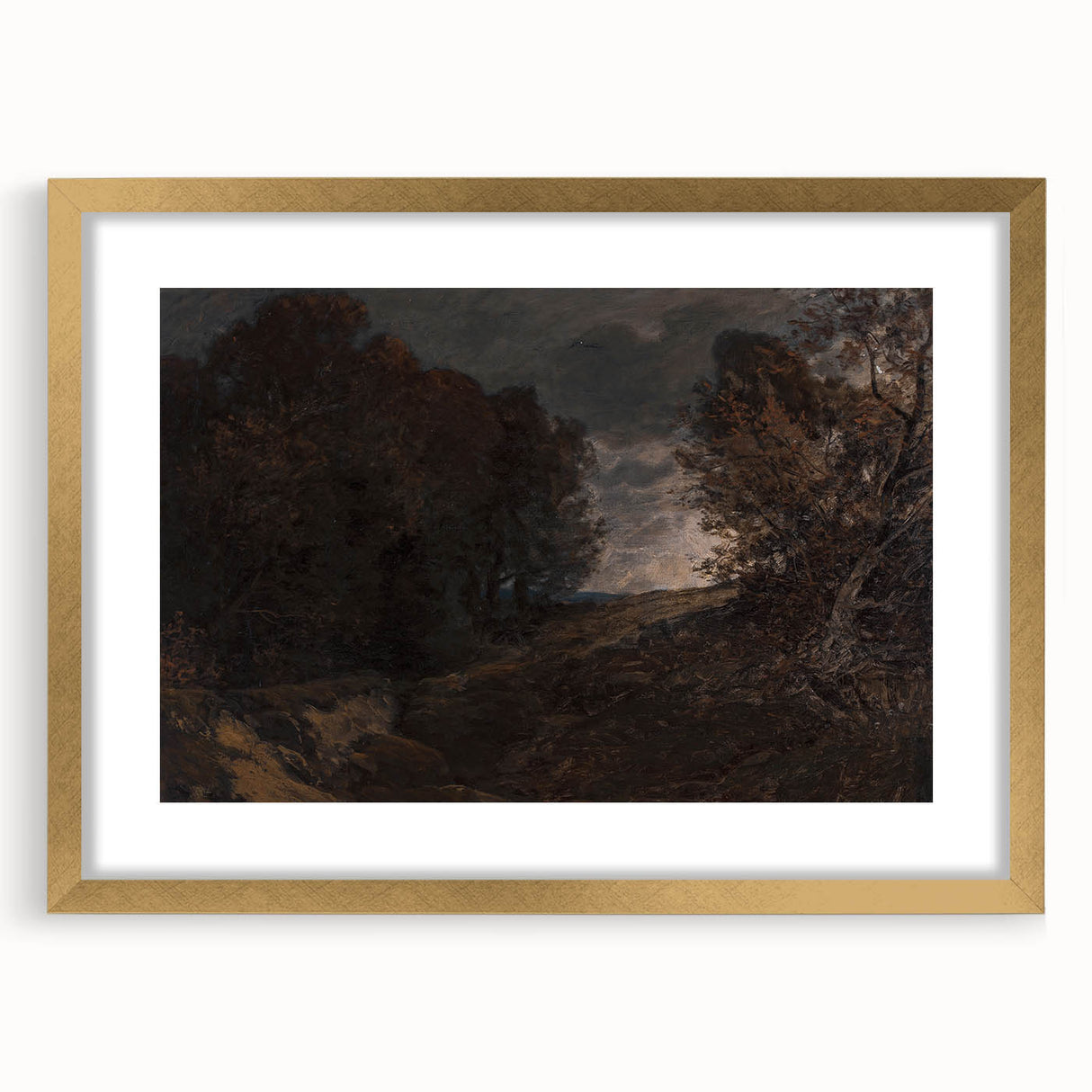 Moody Art Prints - Dark Forest Landscape for Atmospheric Wall Decor