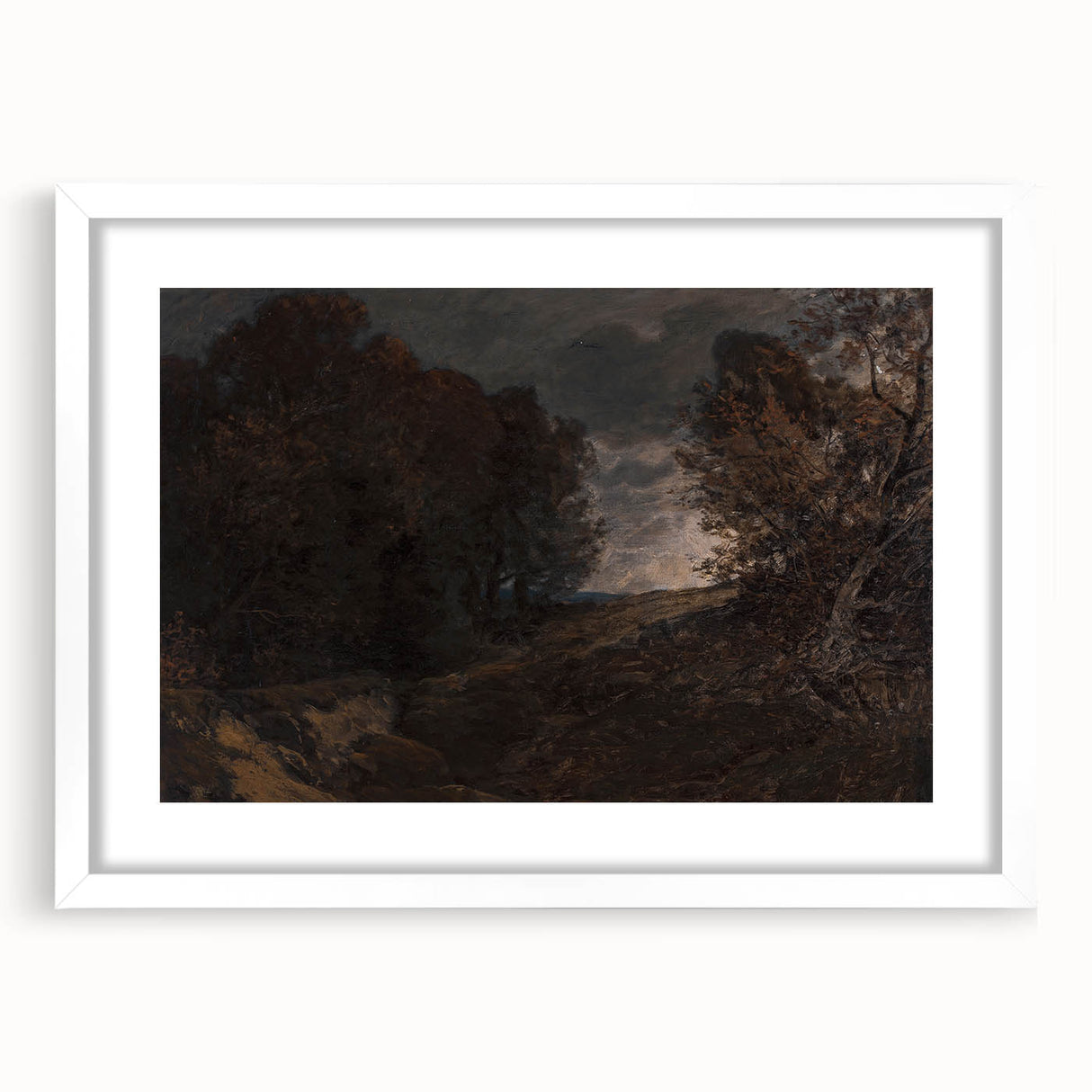 Moody Art Prints - Dark Forest Landscape for Atmospheric Wall Decor