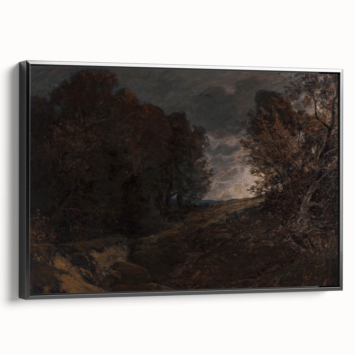 Moody Art Prints - Dark Forest Landscape for Atmospheric Wall Decor