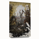 Dark Moody Wall Art | Enchanting Nymphs in Nature | Dramatic Art Prints