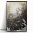 Dark Moody Wall Art | Enchanting Nymphs in Nature | Dramatic Art Prints