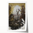 Dark Moody Wall Art | Enchanting Nymphs in Nature | Dramatic Art Prints