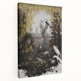 Dark Moody Wall Art | Enchanting Nymphs in Nature | Dramatic Art Prints