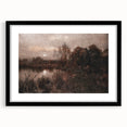 Dark Moody Wall Art - Twilight River Scene - Timeless Dark Prints