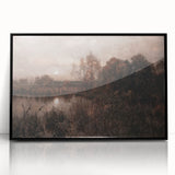 Dark Moody Wall Art - Twilight River Scene - Timeless Dark Prints
