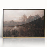 Dark Moody Wall Art - Twilight River Scene - Timeless Dark Prints