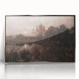 Dark Moody Wall Art - Twilight River Scene - Timeless Dark Prints