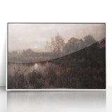 Dark Moody Wall Art - Twilight River Scene - Timeless Dark Prints