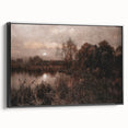 Dark Moody Wall Art - Twilight River Scene - Timeless Dark Prints