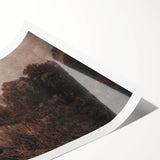 Dark Moody Wall Art - Twilight River Scene - Timeless Dark Prints