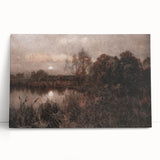 Dark Moody Wall Art - Twilight River Scene - Timeless Dark Prints