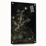 Dark Art Decor - Atmospheric Nature Scene with Mysterious Shadows