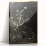 Dark Art Decor - Atmospheric Nature Scene with Mysterious Shadows