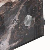 Dark Moody Wall Art - Timeless Waterfall Scene with Dramatic Shadows