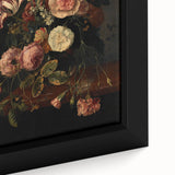 Dark Moody Wall Art - Classic Floral Bouquet for Elegant Home Decor