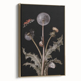 Dark Moody Wall Art - Botanical Elegance with Butterflies and Snails