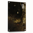 Dark Moody Wall Art - Forest Scene with Butterflies and Serpents